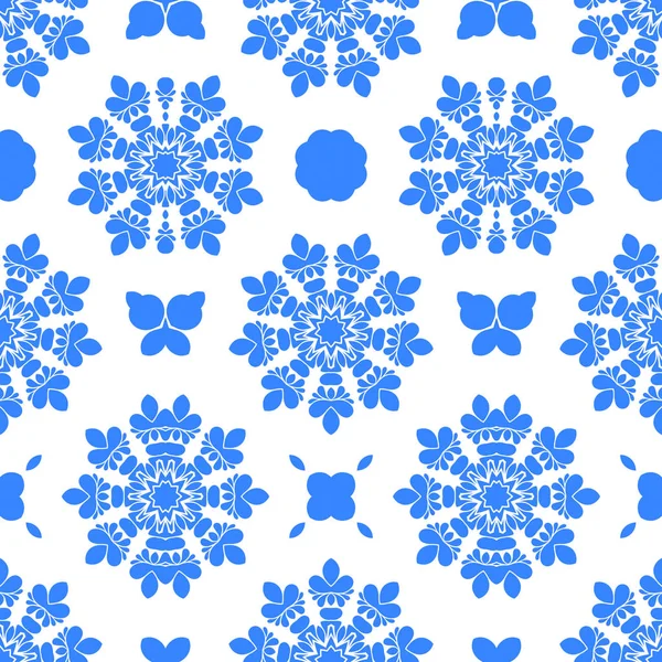 Синий Белый Абстрактный Бесшовный Фон — стоковое фото