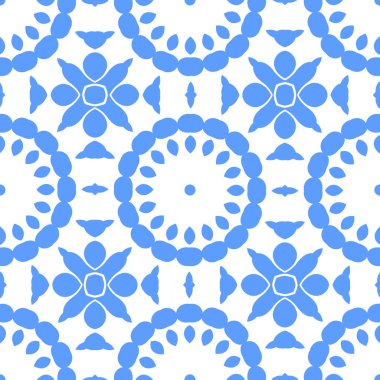 mavi ve beyaz soyut süs arka plan