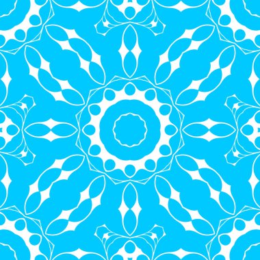 mavi ve beyaz soyut süs arka plan