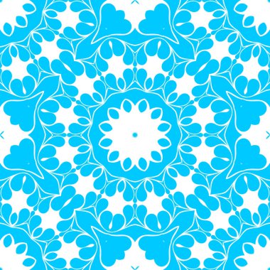 mavi ve beyaz soyut süs arka plan