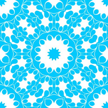 mavi ve beyaz soyut süs arka plan