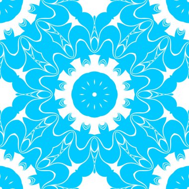 mavi ve beyaz soyut süs arka plan