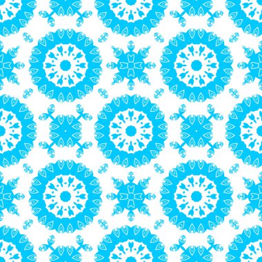 mavi ve beyaz soyut süs arka plan