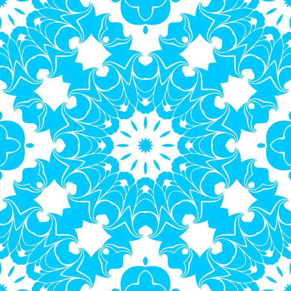 Blue White Abstract Ornamental Background — Stock Photo, Image