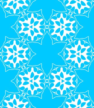 mavi ve beyaz soyut süs arka plan