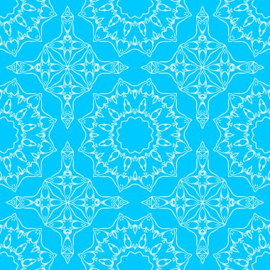 mavi ve beyaz soyut süs arka plan