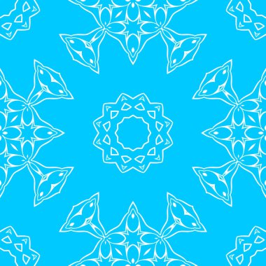 mavi ve beyaz soyut süs arka plan