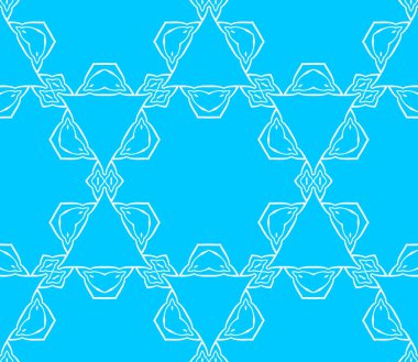 mavi ve beyaz soyut süs arka plan