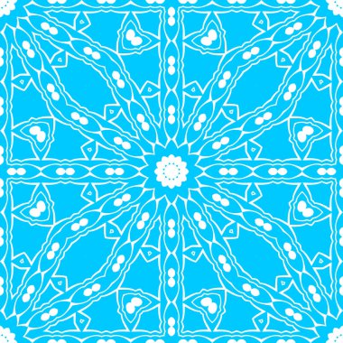 mavi ve beyaz soyut süs arka plan