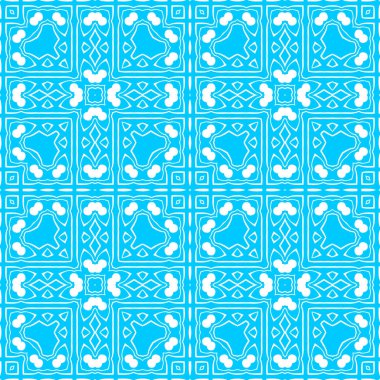 mavi ve beyaz soyut süs arka plan