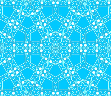 mavi ve beyaz soyut süs arka plan