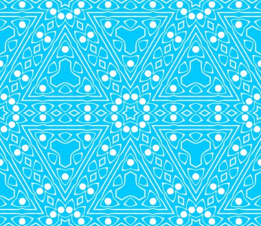 mavi ve beyaz soyut süs arka plan