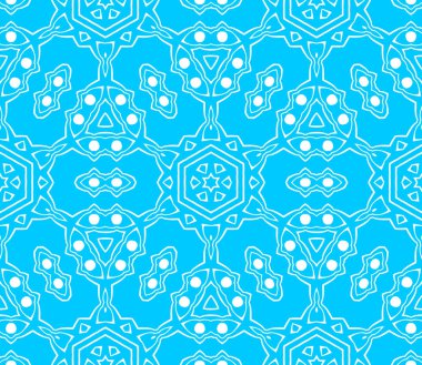 mavi ve beyaz soyut süs arka plan