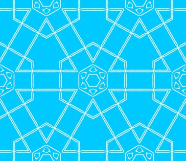 mavi ve beyaz soyut süs arka plan