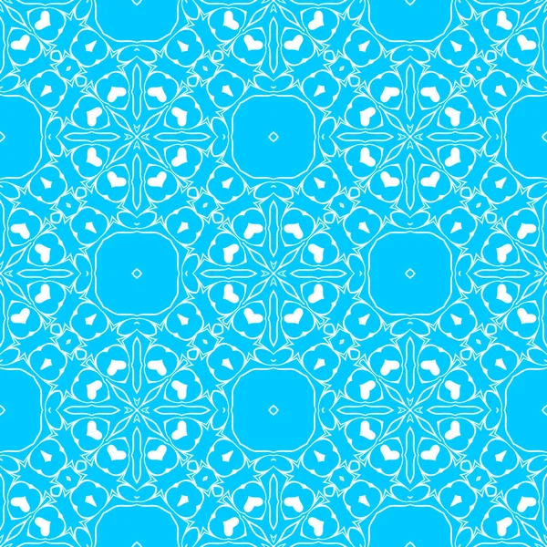 Blau Und Weiß Abstrakten Ornamentalen Hintergrund — Stockfoto