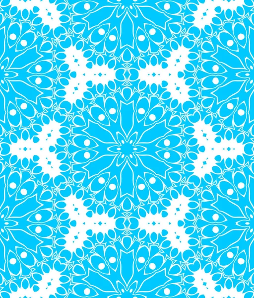 Blue White Abstract Ornamental Background — Stock Photo, Image