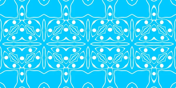 Blue White Abstract Ornamental Background — Stock Photo, Image