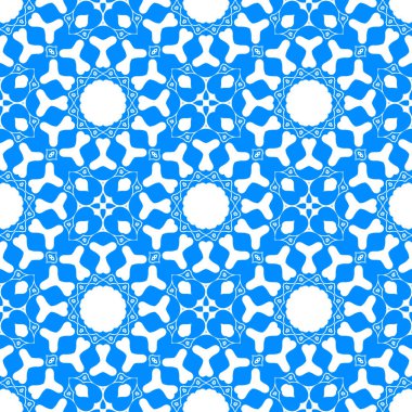 mavi ve beyaz soyut süs arka plan