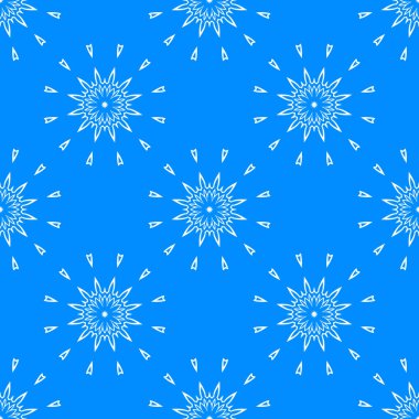 mavi ve beyaz soyut süs arka plan