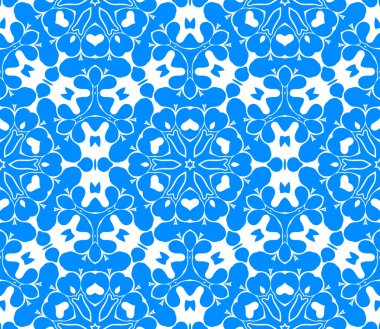 mavi ve beyaz soyut süs arka plan