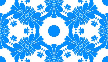 mavi ve beyaz soyut süs arka plan