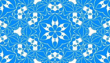 mavi ve beyaz soyut süs arka plan