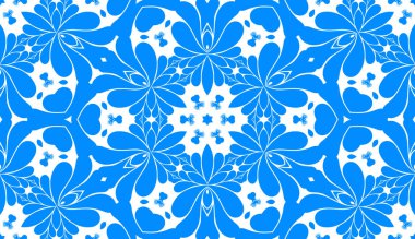 mavi ve beyaz soyut süs arka plan