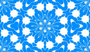 mavi ve beyaz soyut süs arka plan