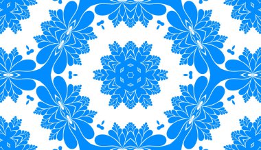 mavi ve beyaz soyut süs arka plan