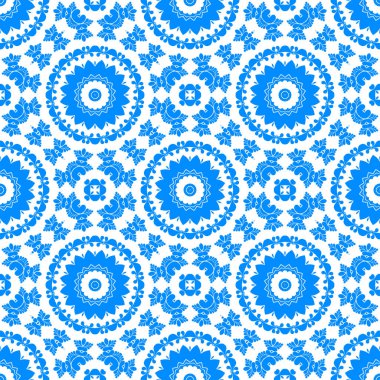 mavi ve beyaz soyut süs arka plan