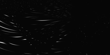 Siyah soyut hacimsel iş geçmişi, teknolojik fütüristik kapak, güzellik modern sanat konsepti, 3D çizim, 3D illüstrasyon