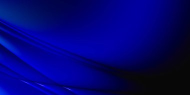 Volumetrik soyut mavi arkaplan, iş kapağı tasarımı, güzellik modern sanat konsepti, 3D çizim, 3D illüstrasyon