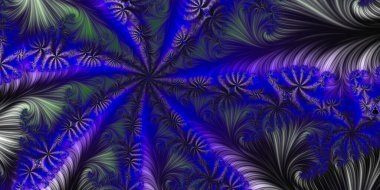 Soyut güzellik fraktal arkaplan, psikedelik duvar kağıdı, güzellik modern sanat konsepti, üç boyutlu çizim, üç boyutlu illüstrasyon