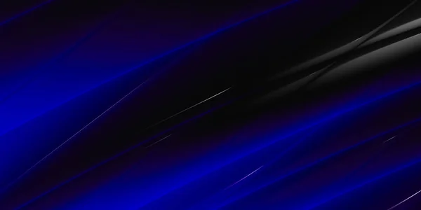 Volumetric Abstract Space Black Blue Color Beauty Modern Art Concept — Stock Photo, Image