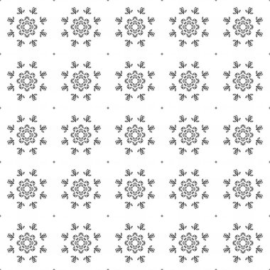 Soyut geometrik siyah-beyaz hippi moda yastık deseni, egzotik lüks biçimlere sahip siyah-beyaz karalama kumaş dekoru.