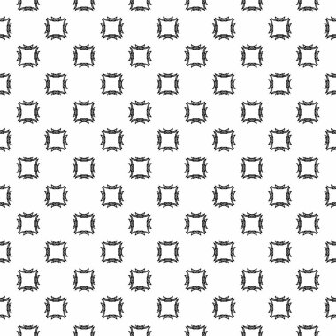 Soyut geometrik siyah-beyaz hippi moda yastık deseni, egzotik lüks biçimlere sahip siyah-beyaz karalama kumaş dekoru.