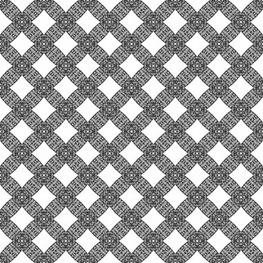 Zarif, çok güzel, siyah ve beyaz, pürüzsüz bir desen. Süslü stil kabilenin etnik geçmişi. Geometrik süsleme arka planı tekrarla. Dekoratif kapak