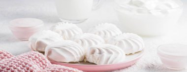 Sabah kahvaltı Marshmallow ekşi krema yoğurt süt yüksek anahtar için protein ürünleri malzemeler