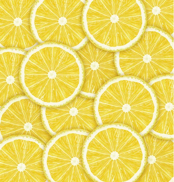 Limones Cortados Fondo Ilustración Vectorial Vector De Stock