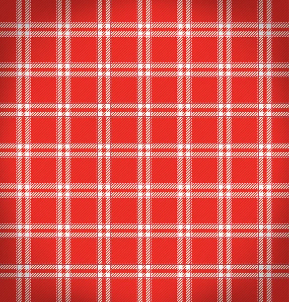 Checkered Tablecloth Vector Illustration — Stock Vector