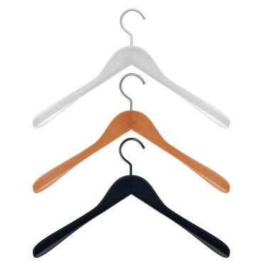 Askıları ayarlayın. Vektör çizim