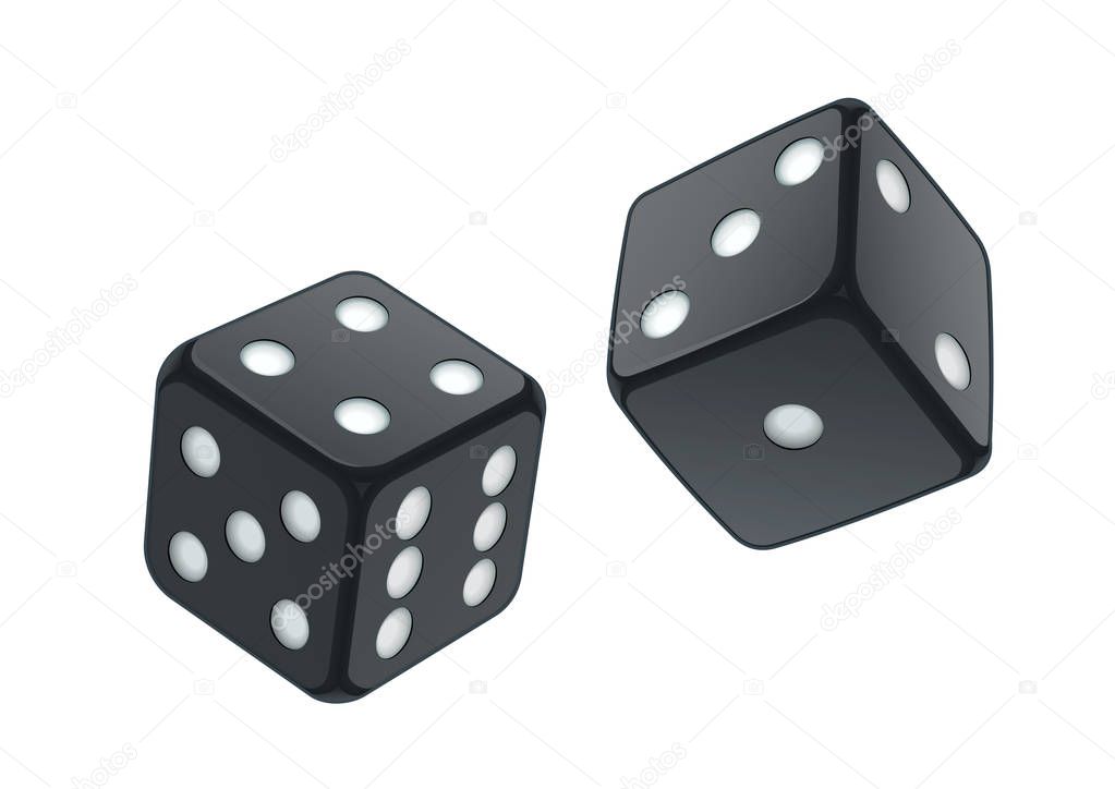 Black playing dice.