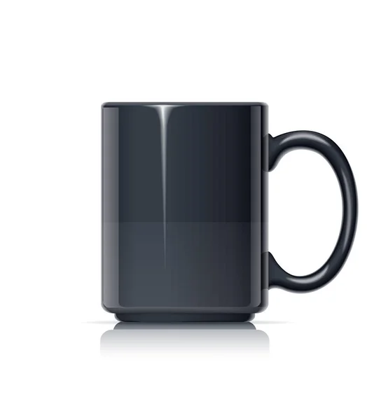 Keramiktasse für Tee und Kaffee. — Stockvektor
