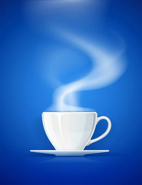 차, 커피 및 음료에 대 한 세라믹 컵. — 스톡 벡터