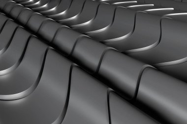 3d soyut kompozisyon