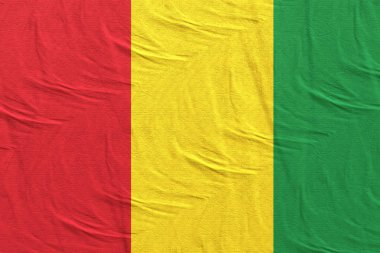 Guinea flag waving clipart