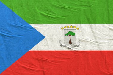 Ekvator Ginesi bayrak sallayarak