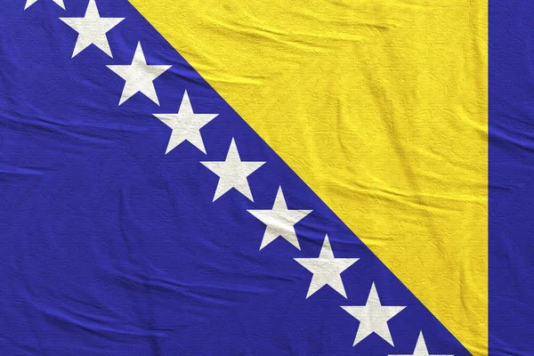 Bosnia and Herzegovina flag — Stock Photo, Image