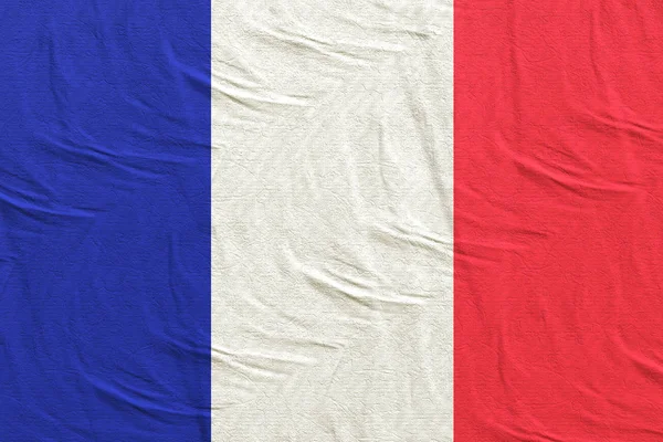 Bandera de Francia ondeando — Foto de Stock