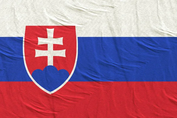 Slowakije vlag zwaaien — Stockfoto